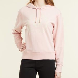 Frye NWT Pink Circle Logo Hoodie